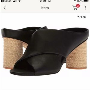 Like new dolce vita javi mules in black